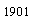 Text Box: 1901