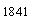 Text Box: 1841